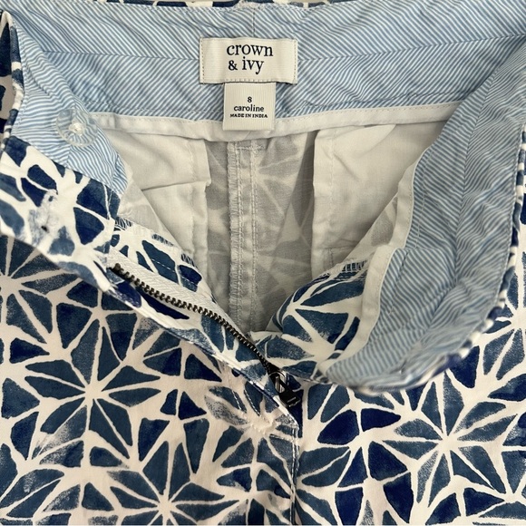 Crown & Ivy Shibori “Caroline” Shorts - Size 8 - Picture 2 of 6